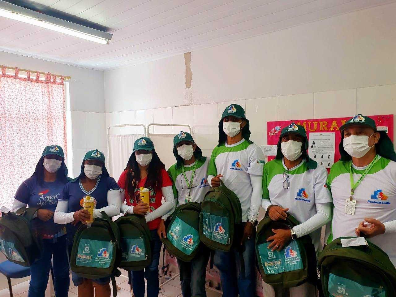 Camacã: Secretaria de Saúde faz entrega de kits de material de trabalho para Agentes Comunitários de Saúde